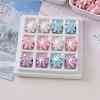 Rainbow Color Acrylic Beads OACR-I011-08-1