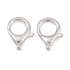 Brass Lobster Claw Clasps KK-H287-08F-P-1