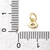 Brass Cubic Zirconia Charms KK-G554-02F-01-3