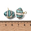 Handmade Porcelain Pendants PR-CBA0027-11G-10-3