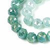 Anti-Tarnish Electroplate Glass Beads Strands GLAA-N064-10mm-06-3