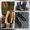 Cowhide Leather Lace-in Boot Zipper Inserts DIY-WH0499-06A-05-6
