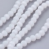 Faceted(32 Facets) Round Glass Beads Strands X-EGLA-J042-4mm-26-1