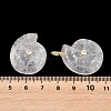 Natural Quartz Crystal Pendants G-H353-02G-01-3