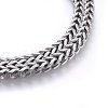 304 Stainless Steel Wheat Chain Necklaces NJEW-H493-14P-2