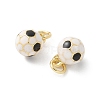 Brass Enamel Pendants KK-P294-38G-M-3