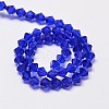 Imitate Austrian Crystal Bicone Glass Beads Strands X-GLAA-F029-6x6mm-06-2