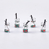 Glass Bottle Pendants CRES-N017-06C-1
