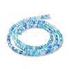 Gradient Color Electroplate Glass Bead Strands X-GLAA-E042-05-B07-3