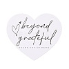 Coated Paper Thank You Greeting Card X1-DIY-F120-03C-2