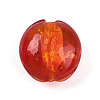 Handmade Silver Foil Glass Beads SLF15mmY-03-1