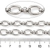 304 Stainless Steel Oval Link Chains CHS-S012-08P-3