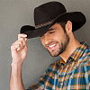 Crystal Rhinestone Southwestern Cowboy Hat Belt DIY-WH0401-99-4