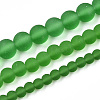 Transparent Glass Beads Strands GLAA-T032-T8mm-MD07-4
