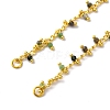 Brass Cable Chain Necklace Making KK-K337-12G-01-2