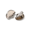 Non-Tarnish 304 Stainless Steel Ribbon Crimp Ends STAS-C080-05A-P-2