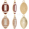 20Pcs 2 Styles Alloy Rhinestone Pendants FIND-SC0022-78-7