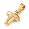316L Surgical Stainless Steel Charms STAS-G315-01G-T-2
