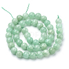 Natural Myanmar Jade/Burmese Jade Beads Strands X-G-T064-22-6mm-2