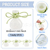 5Pcs Miniature Glass Vase Bottles with Polyester Cord AJEW-TAC00055-4