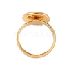 Adjustable 304 Stainless Steel Finger Rings Components STAS-L193-G-12mm-3
