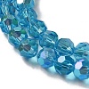 Electroplate Transparent Glass Beads Strands LS-EGLA-A035-T6mm-L08-3