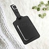 CutHollow 4Pcs PU Leather Luggage Tag OFST-CL0001-01B-03-4
