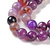 Natural Agate Beads Strands G-M437-C01-01O-4