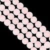 2 Strands Natural Rose Quartz Dyed Beads Strands G-GO0001-27A-4