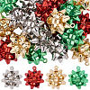 24Pcs 4 Colors Christmas Theme Alloy Pendants FIND-SC0013-35-1