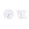 Transparent Acrylic Bead Caps TACR-T028-58A-3