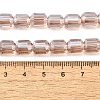 Electroplate Glass Beads Strands GLAA-G112-07K-4
