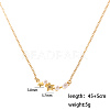 Elegant 304 Stainless Steel & Imitation Pearl Star Pendant Necklaces for Women FW5456-5