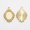 Alloy Pendant Cabochon Settings LS-EA500Y-NFG-2