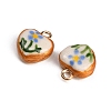 Handmade Porcelain with Brass Pendants PR-CBAB520-03B-2