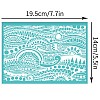 Self-Adhesive Silk Screen Printing Stencil DIY-WH0337-051-2
