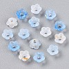 Frosted Transparent Acrylic Beads OACR-N137-72J-2