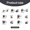 7Pcs 7 Style 304 Stainless Steel Beads FIND-PJ0001-15-2
