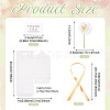 Clear PVC Candy Gift Packaging Boxes with Ribbon & Artificial Flower CON-TAC0001-20D-3