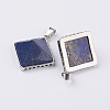 Natural Lapis Lazuli Pendants G-E442-02O-2