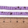 Spray Painted Synthetic Non-magnetic Hematite Bead Strands G-T124-02H-1-4