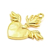 Alloy Rhinestone Settings Pendant PALLOY-H132-02G-14-2