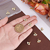 8Pcs Brass Micro Pave Cubic Zirconia Charms ZIRC-BBC0023-63-3