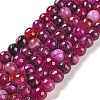 Natural Agate Beads Strands G-M437-C01-01P-2