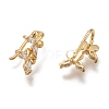 Brass Cuff Earrings ZIRC-Z015-01G-2