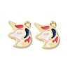 Alloy Enamel Charms FIND-H051-11G-1