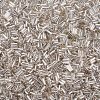 Plated Glass Bugle Beads SEED-S046-01A-21-3