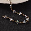 Handmade Glass Beaded Chains for Necklaces Bracelets Making AJEW-JB00187-04-1
