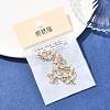 SHEGRACE Brass Clear Cubic Zirconia Charms XGRQ2O472-422G-6