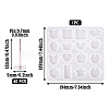 1Pc DIY Silicone Molds AJEW-TA0001-95-3